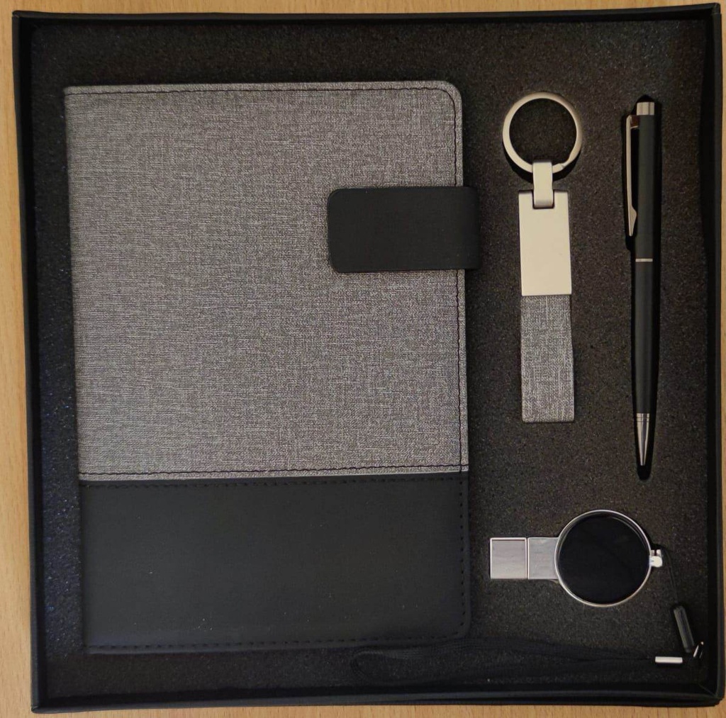 Set of Notebook,pen,keychain and flash memory (NB3 +K.C6 )