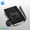 set of Notebook+Pen+Keychain
