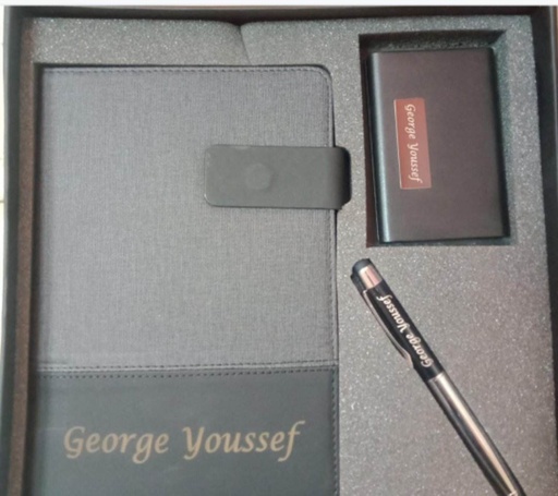 Set of( Notebook ,Pen and cardholder)